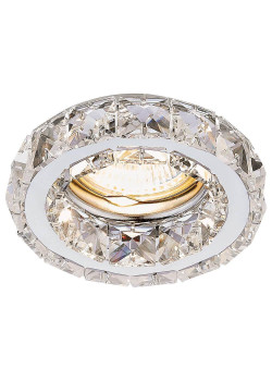 Встраиваемый светильник Ambrella light Crystal K112 CL/CH