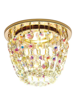 Встраиваемый светильник Ambrella light Crystal K2075 G/PR
