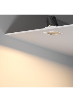 Встраиваемый светодиодный светильник Elektrostandard Inline 25091/LED 10W 3000K белый/хром a064615