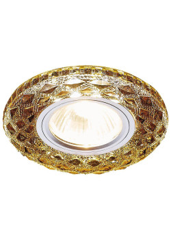 Встраиваемый светодиодный светильник Ambrella light LED S288 BK