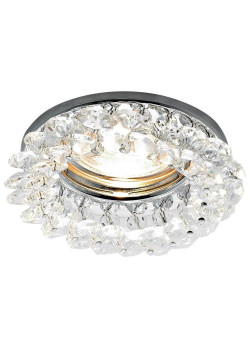 Встраиваемый светильник Ambrella light Crystal K206 CL/CH