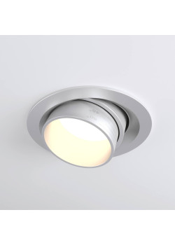 Встраиваемый светодиодный светильник Elektrostandard 9919 LED 10W 4200K серебро a052461