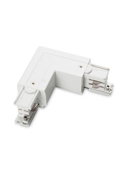 Коннектор L-образный левый Ideal Lux Link Trimless L-Connector Left Wh On-Off 169705