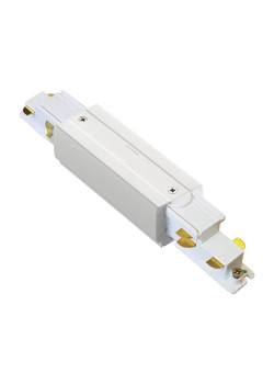 Коннектор прямой Ideal Lux Link Trimless Main Connector Middle WH Dali 246581
