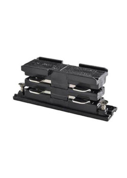 Коннектор прямой Ideal Lux Link Electrified Connector Bk On-Off 169644