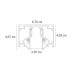 Шинопровод магнитный встраиваемый Arte Lamp Linea-Accessories A473206