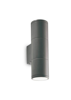 Уличный настенный светильник Ideal Lux Gun AP2 Small Antracite 236841