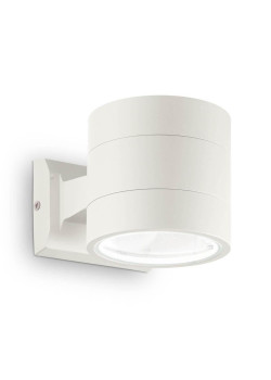 Уличный настенный светильник Ideal Lux Snif Ap1 Round Bianco 144283