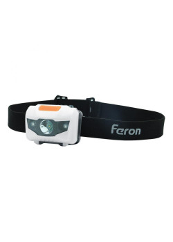 Налобный светодиодный фонарь Feron TH2302 на батарейках 70х20 120 лм 41681