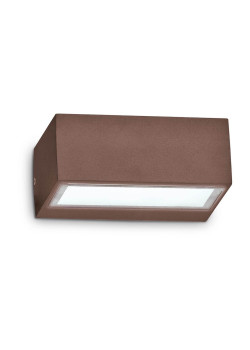 Уличный настенный светильник Ideal Lux Twin Ap1 Big Coffee 213330