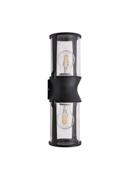 Уличный настенный светильник Arte Lamp Minchir A8306AL-2BK