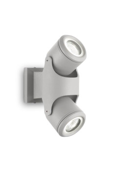 Уличный настенный светильник Ideal Lux Xeno AP2 Grigio 129518