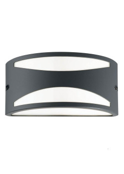 Уличный настенный светильник Ideal Lux Rex-3 AP1 Antracite 092447