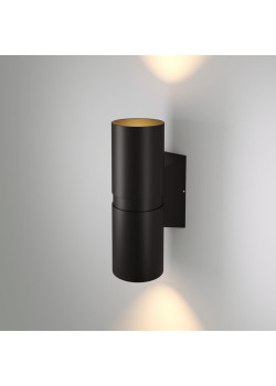 Уличный настенный светодиодный светильник Elektrostandard Liberty 35124/U черный a060094