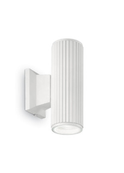 Уличный настенный светильник Ideal Lux Base AP2 Bianco 129457
