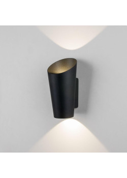 Уличный настенный светодиодный светильник Elektrostandard Tronc 1539 Techno Led черный a053448