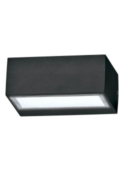 Уличный настенный светильник Ideal Lux Twin Ap1 Big Nero 115375