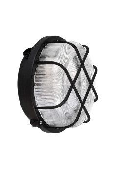 Уличный настенный светильник Deko-Light Syrma Round Black 401015