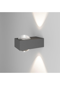 Уличный настенный светильник со светодиодами Elektrostandard Lenses a070452