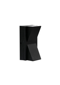 Уличный настенный светодиодный светильник Arte Lamp Gunter A6306AL-2BK