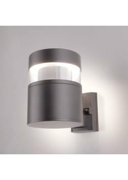 Уличный настенный светодиодный светильник Elektrostandard 1530 Techno Led серый a052247