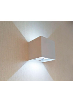 Уличный настенный светодиодный светильник Kink Light Куб 08585,01(4000K)