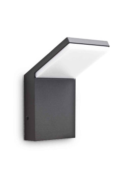 Уличный настенный светодиодный светильник Ideal Lux Style Ap Antracite 4000K 209845