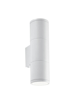 Уличный настенный светильник Ideal Lux Gun AP2 Small Bianco 100388