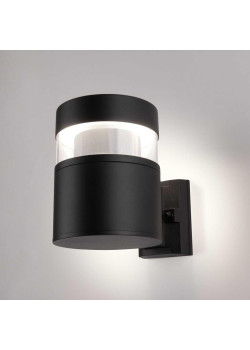 Уличный настенный светодиодный светильник Elektrostandard 1530 Techno Led чёрный a052244