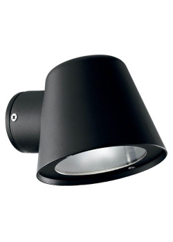 Уличный настенный светильник Ideal Lux Gas AP1 Nero 020228