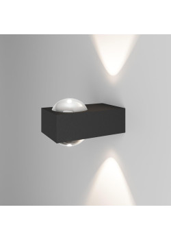 Уличный настенный светильник со светодиодами Elektrostandard Lenses a070458