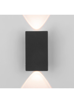 Уличный настенный светодиодный светильник Elektrostandard Mini Light 35154/D черный a060883