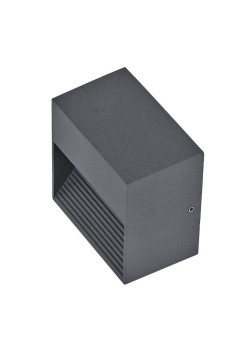 Уличный настенный светильник Ideal Lux Down AP1 Antracite 122045