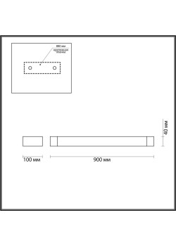 Настенный поворотный светильник Odeon Light Hightech 3888/36WL