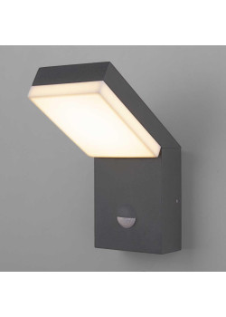 Уличный настенный светодиодный светильник Elektrostandard Sensor 1541 Techno Led серый a053947