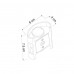 Уличный настенный светодиодный светильник Arte Lamp Bosto A3122AL-2BK