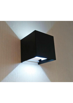 Уличный настенный светодиодный светильник Kink Light Куб 08585,19(4000K)
