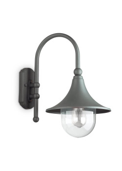 Уличный настенный светильник Ideal Lux Cima AP1 Antracite 246819