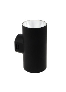 Уличный настенный светодиодный светильник Arte Lamp Alcyone A6109AL-2BK