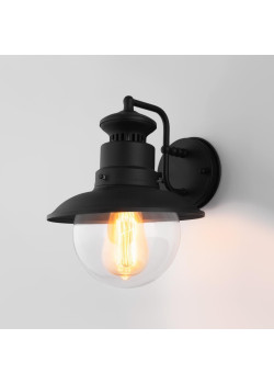 Уличный настенный cветильник Elektrostandard Talli D GL 3002D черный a038480