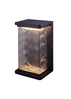 Уличный настенный светодиодный светильник Arte Lamp Atlantis A2313AL-1BK