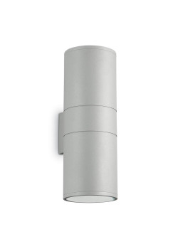 Уличный настенный светильник Ideal Lux Gun AP2 Big Grigio 163604