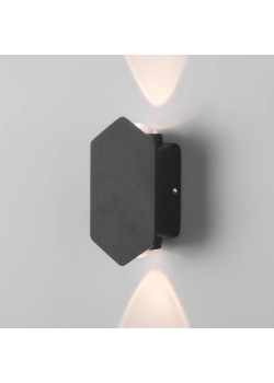 Уличный настенный светодиодный светильник Elektrostandard Mini Light 35152/D черный a060877