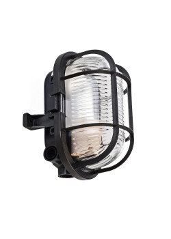 Уличный настенный светильник Deko-Light Syrma Oval Black 401012