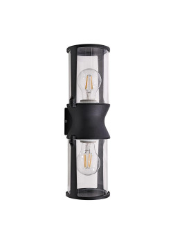 Уличный настенный светильник Arte Lamp Minchir A8306AL-2BK
