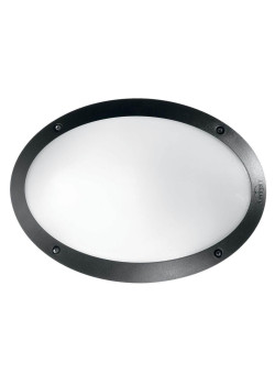 Уличный настенный светильник Ideal Lux Maddi-1 AP1 Nero 096704