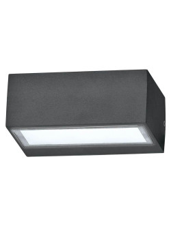 Уличный настенный светильник Ideal Lux Twin Ap1 Big Antracite 115368
