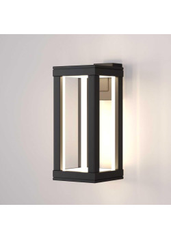 Уличный настенный светодиодный светильник Elektrostandard Frame 1527 Techno Led черный a051855