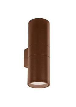 Уличный настенный светильник Ideal Lux Gun AP2 Small Coffee 163635