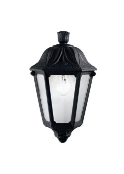 Уличный настенный светильник Ideal Lux Anna AP1 Small Nero 101552